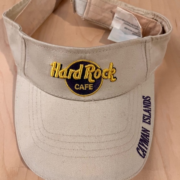 Hard Rock Cafe Accessories - Hard Rock Cafe Beige Visor